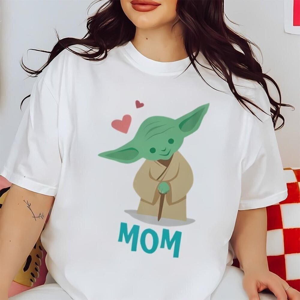Yoda Best Mom Gift For Mom Baby Yoda Star Wars Graphic Shirt